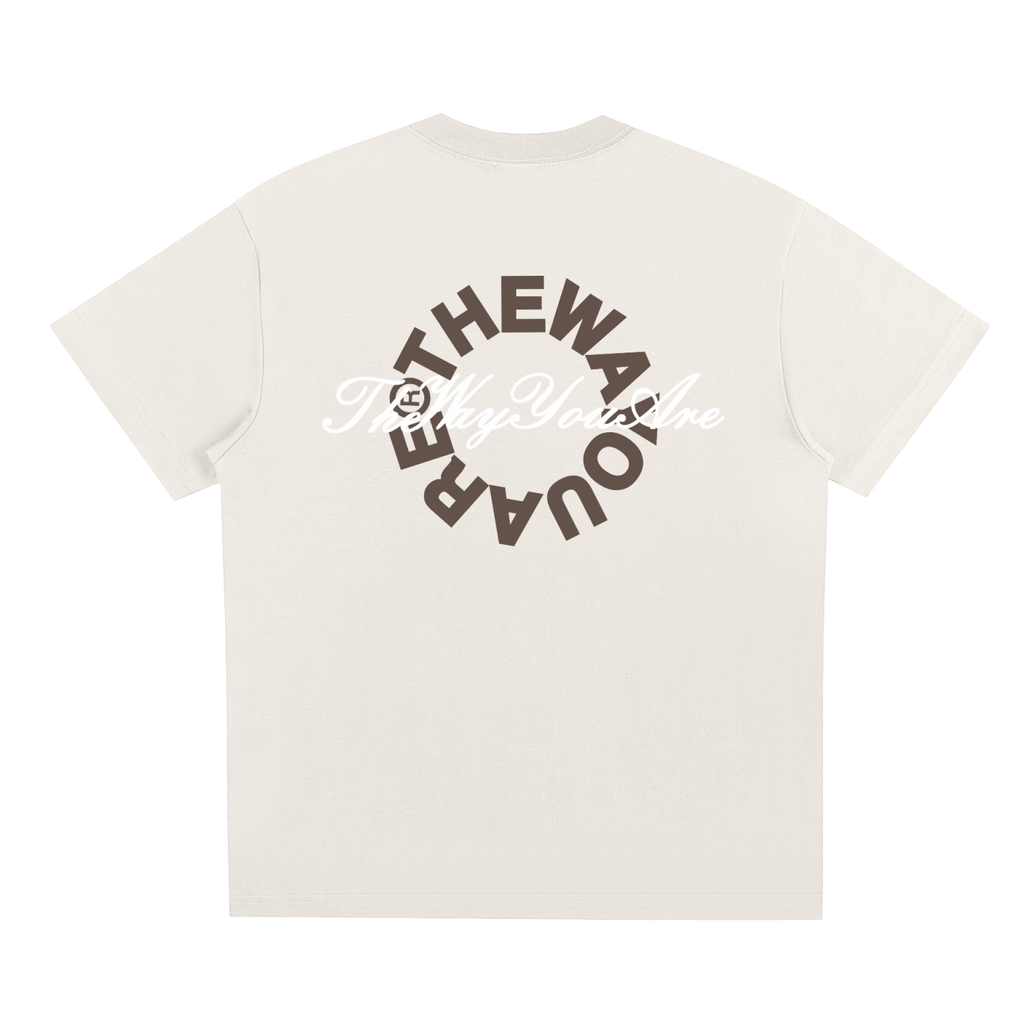 TWYA Bege Core Identity | Authenticity Tee