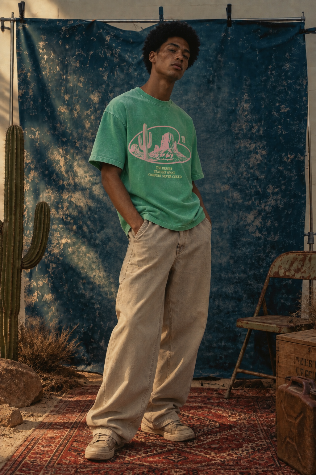 TWYA MIRAGE TEE — GREEN