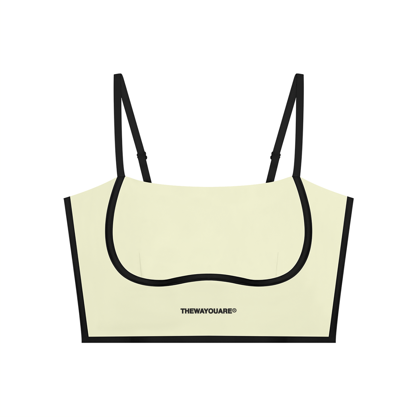 Women's Color Block Sports Bra | Yoga & Gym | TWYA Yellow