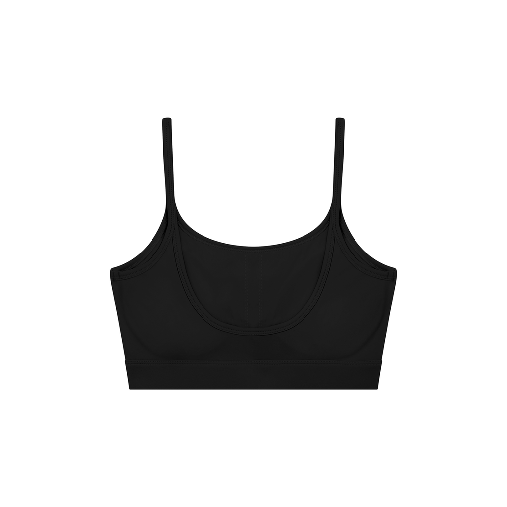 Women's Solid U-Neck Sports Bra | Gym & Running | TWYA