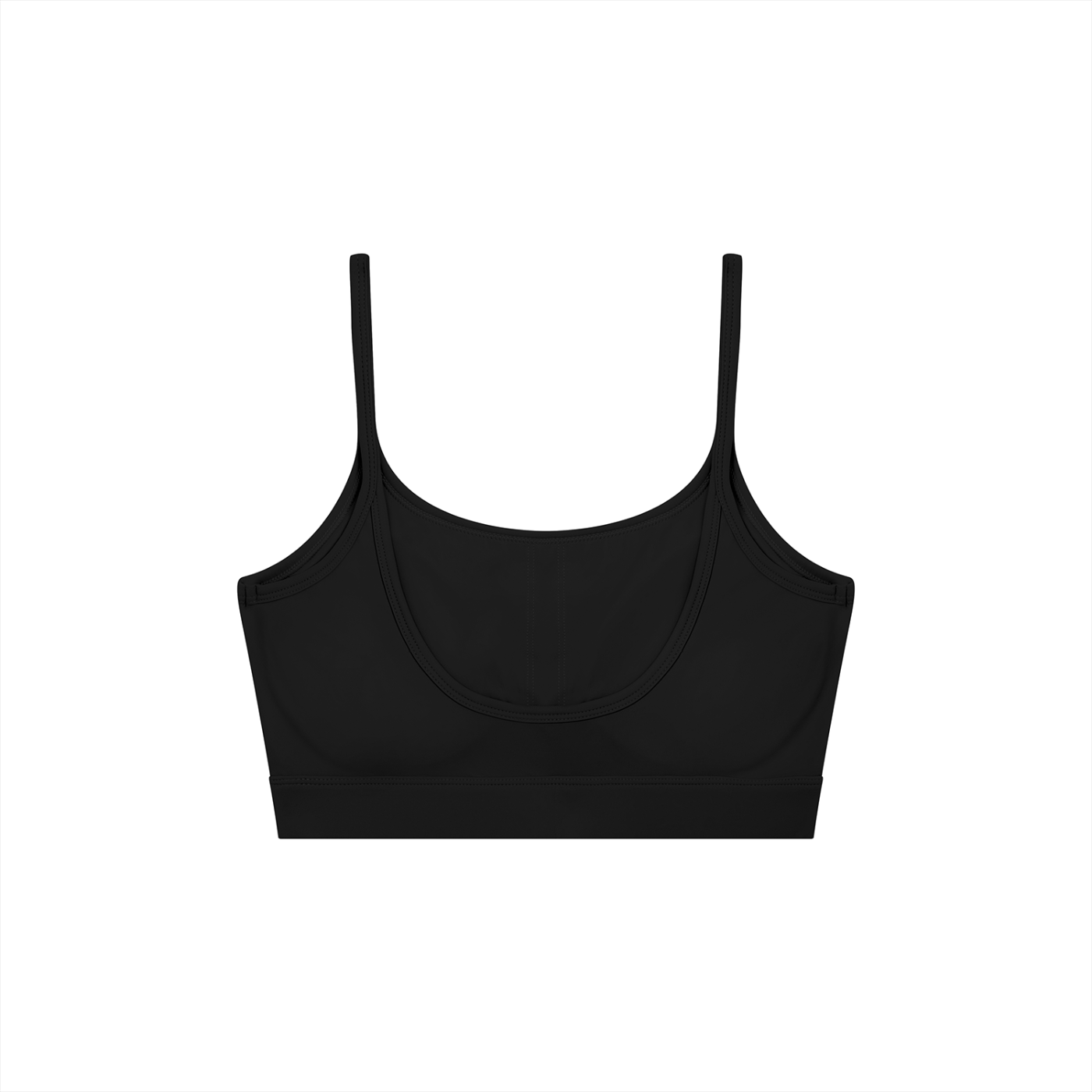 Women's Solid U-Neck Sports Bra | Gym & Running | TWYA
