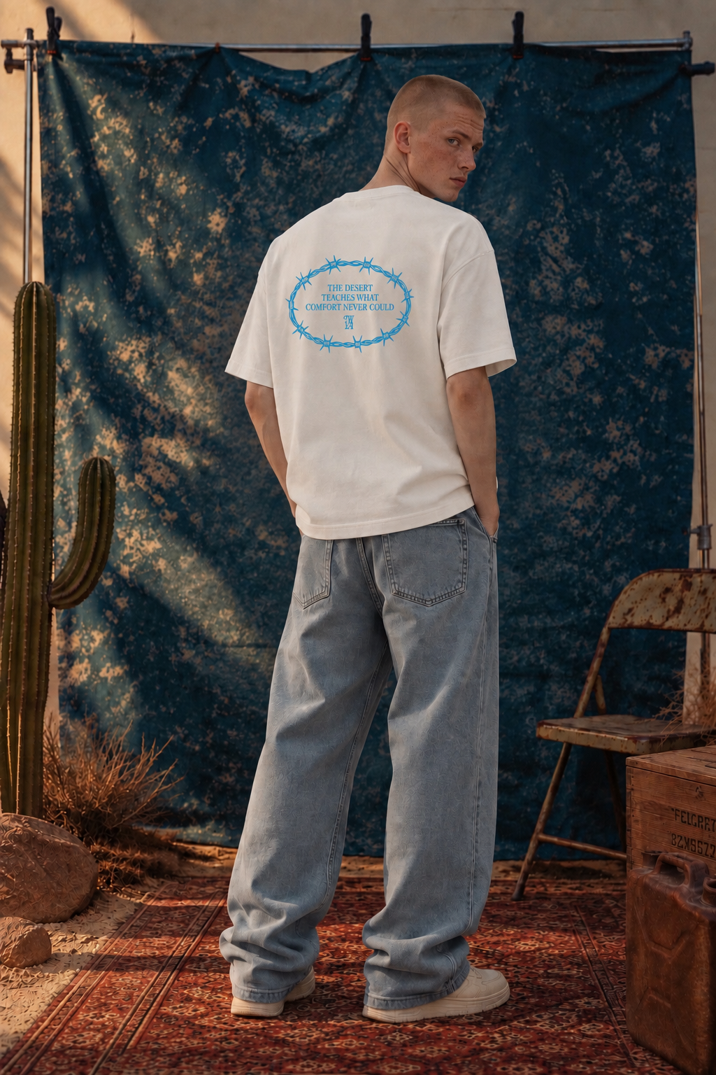 TWYA DESERT TEE — APRICOT