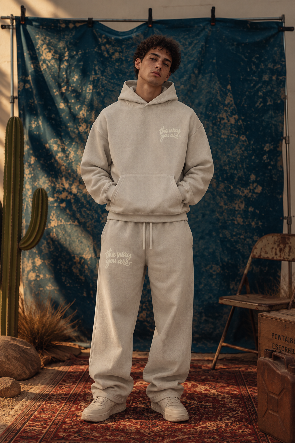 TWYA ROADMOLD HOODIE - GRAY LIGHT