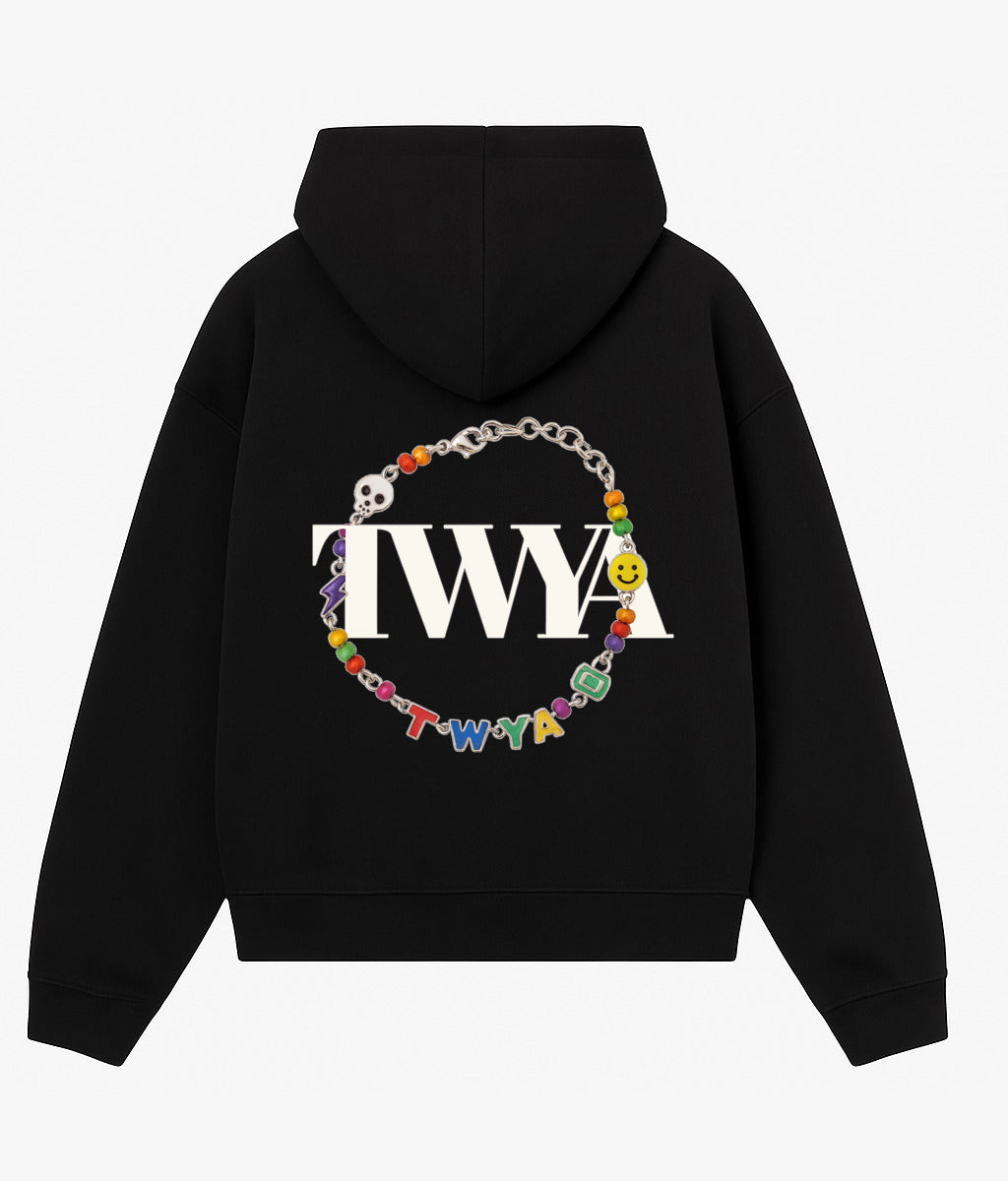 TWYA - Black Charm Necklace