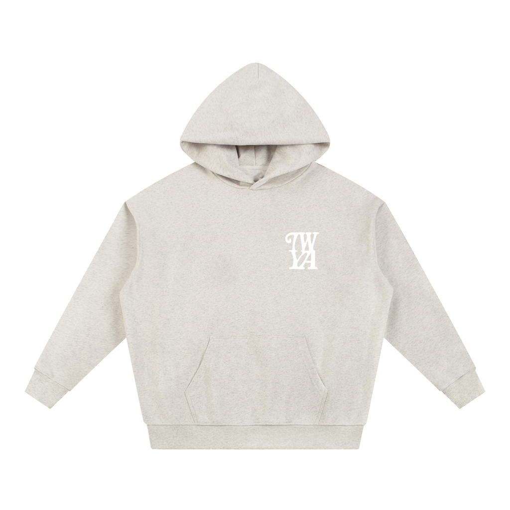 TWYA CORE HOODIE - HEATHER GREY