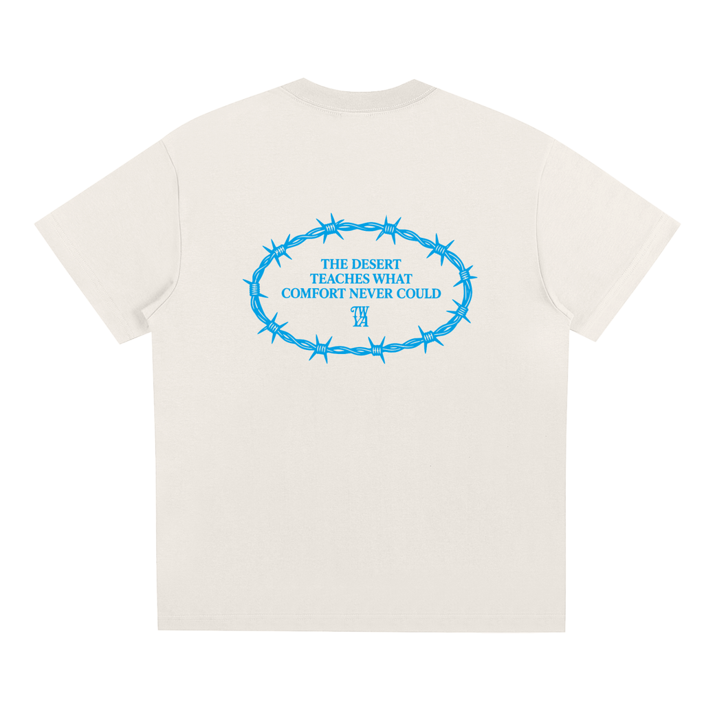 TWYA DESERT TEE — APRICOT - BACK