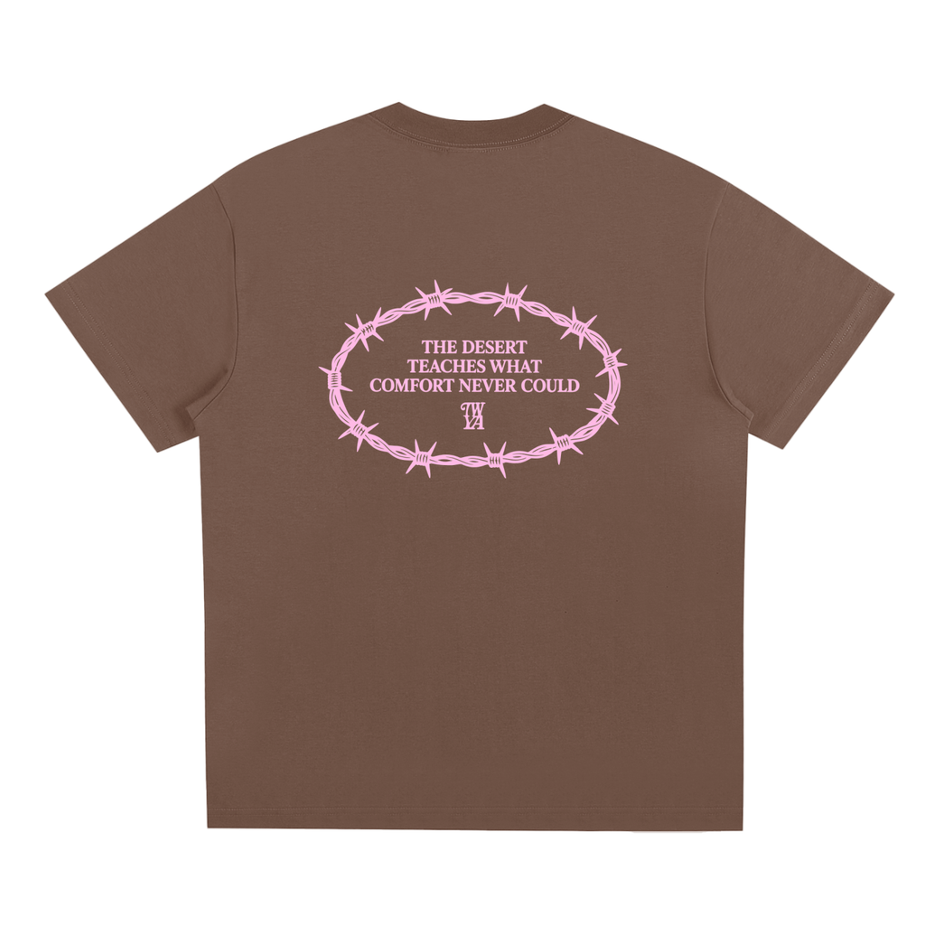 TWYA DESERT TEE — BROWN - BACK