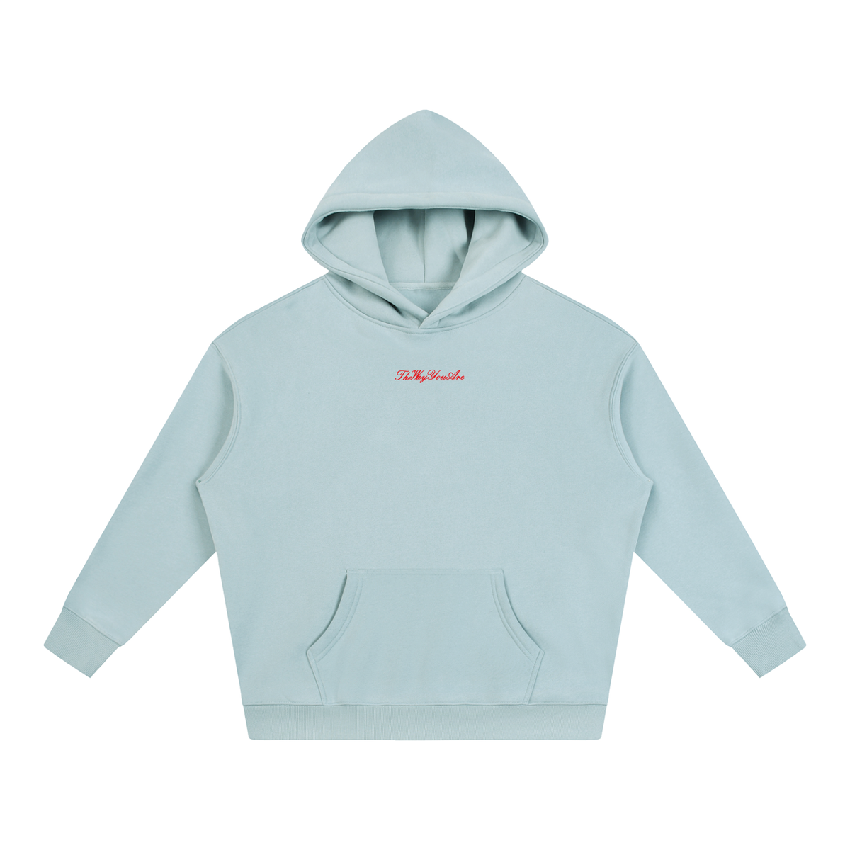 TWYA LOVE LETTER HOODIE - BABY BLUE