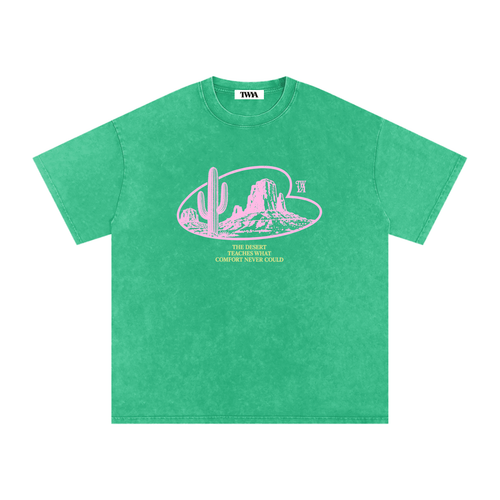 TWYA MIRAGE TEE — GREEN - FRONT