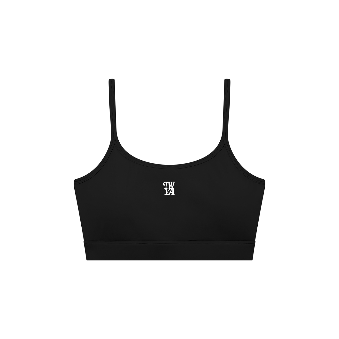 Women's Solid U-Neck Sports Bra | Gym & Running | TWYA