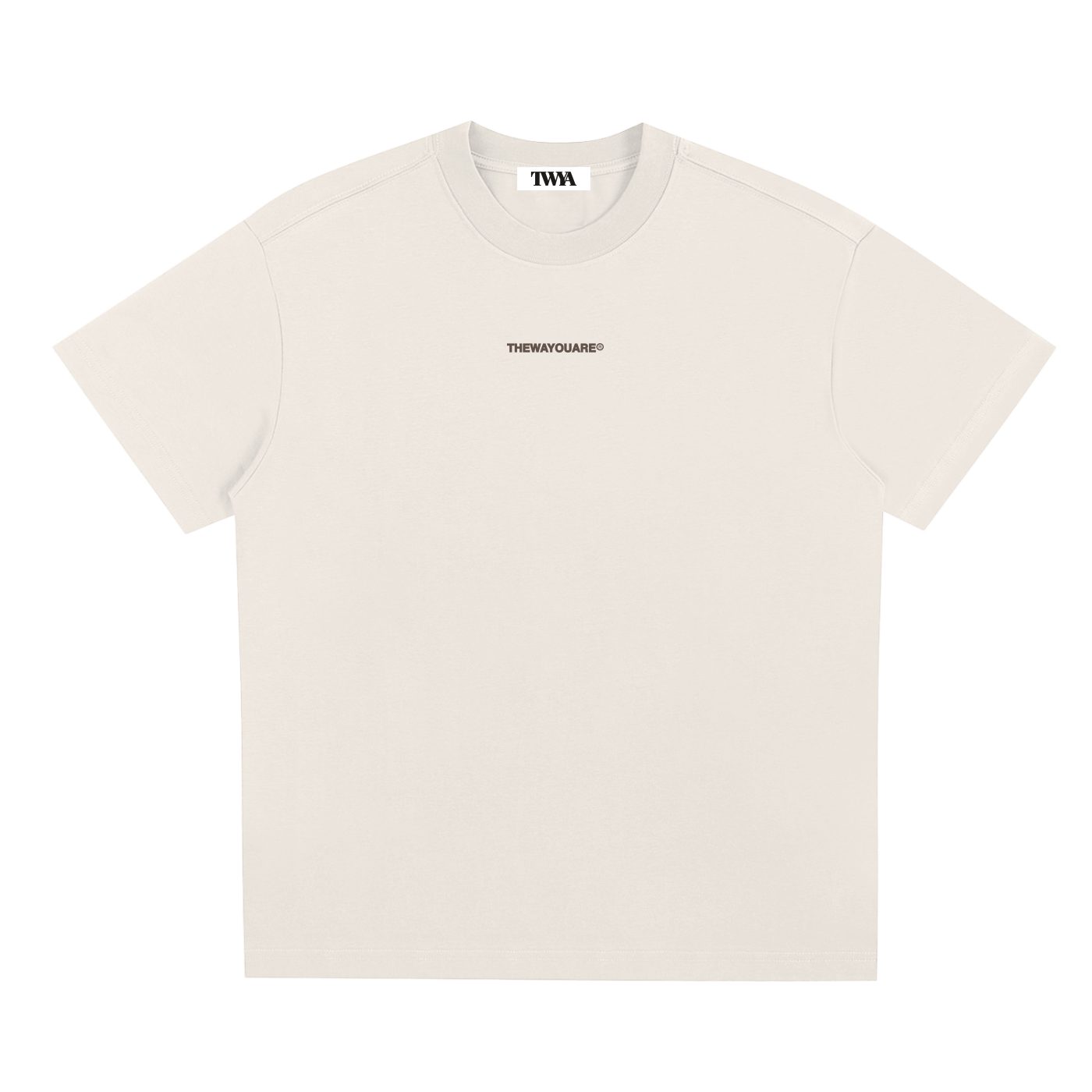 TWYA Bege Core Identity | Authenticity Tee
